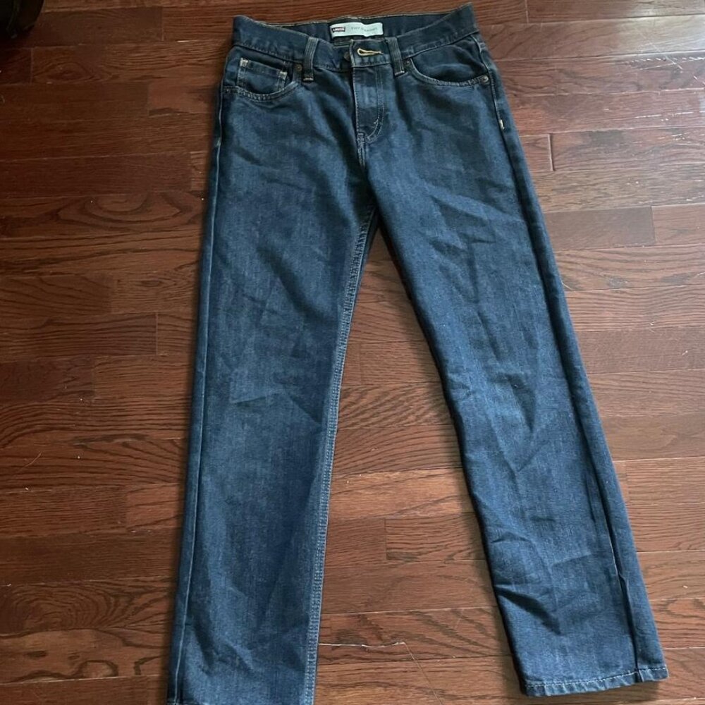 Levi’s Dark Wash Straight Leg Jeans | Classic Fit | Size 14 - Picture 2 of 7